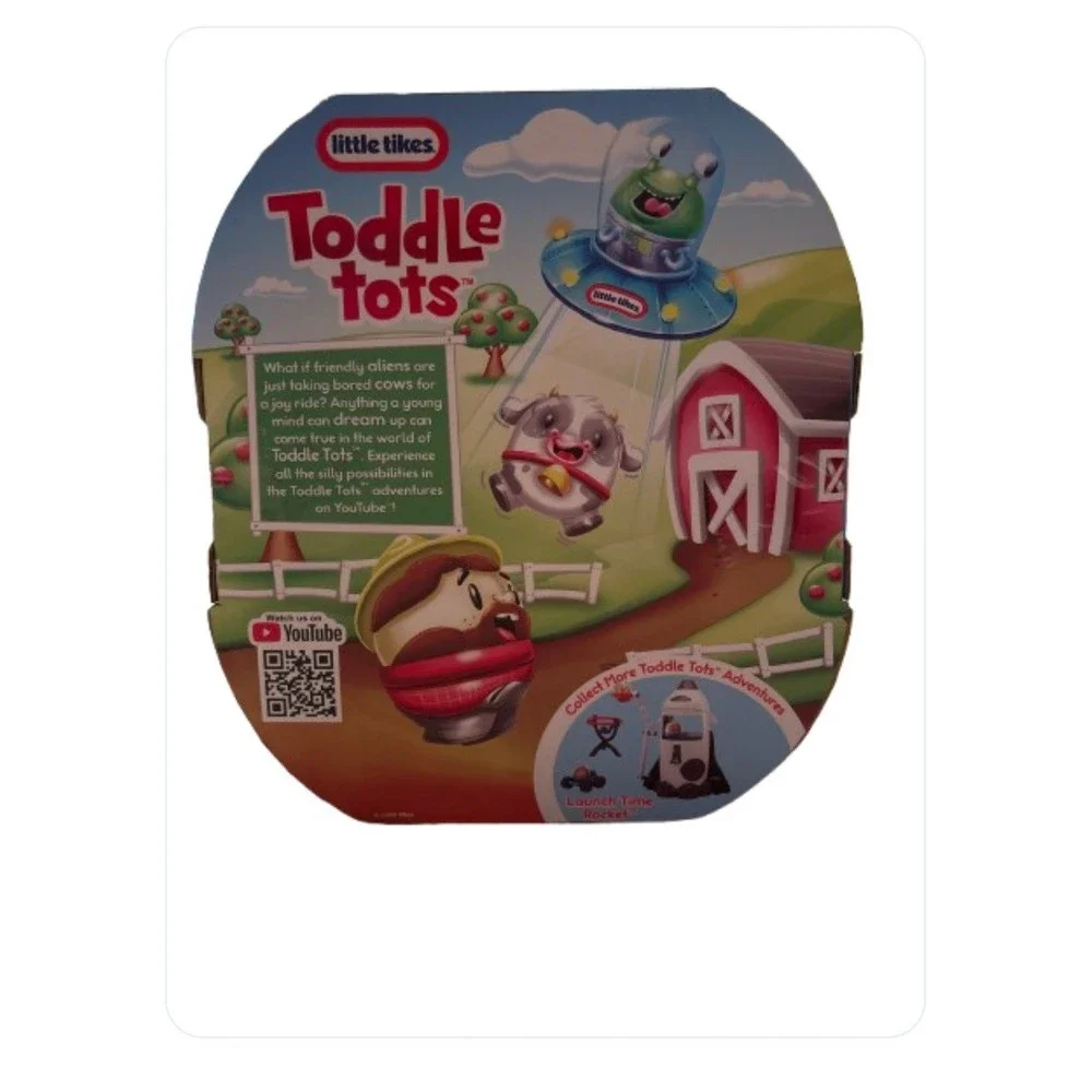 Little Tykes Toddle Tots Far out Farm Brand New UFO Alien Cow and Farmer‎